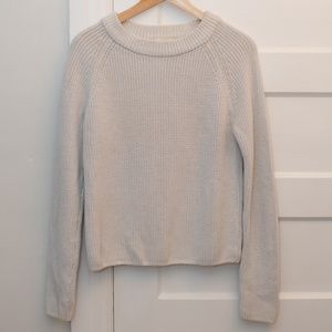 COS Cream Ribbed Jumper